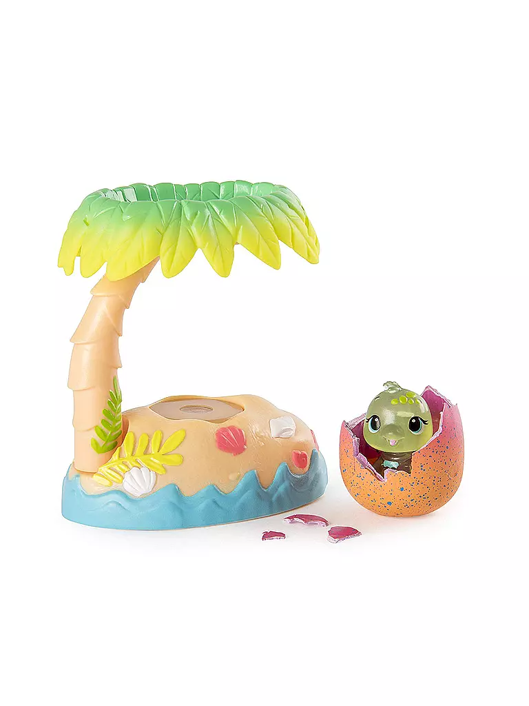 Spinmaster Hatchimals Colleggtibles Light Up Nest Beach Transparent